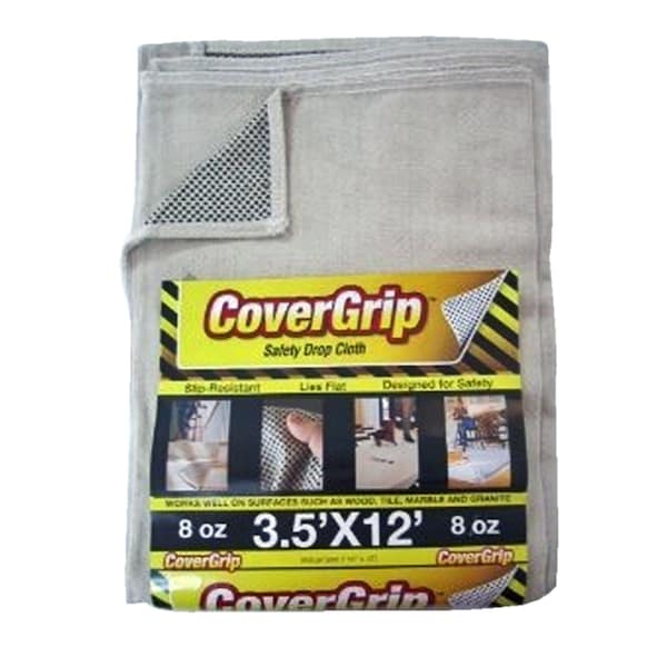 Covergrip Dropcloth 8Oz 3-1/2'X12' 351208